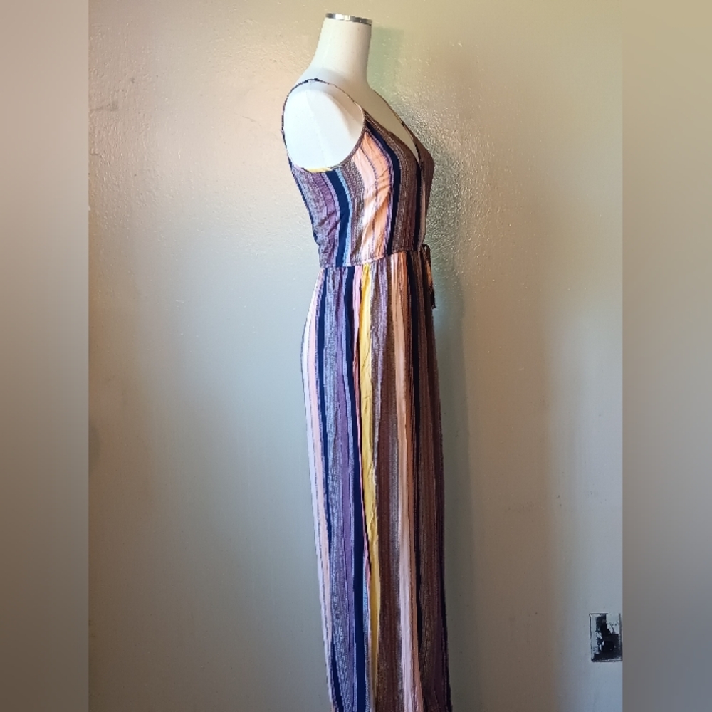Brand Of Gypsies Stripe Printed Jumpsuit ! - Picture 4 of 11